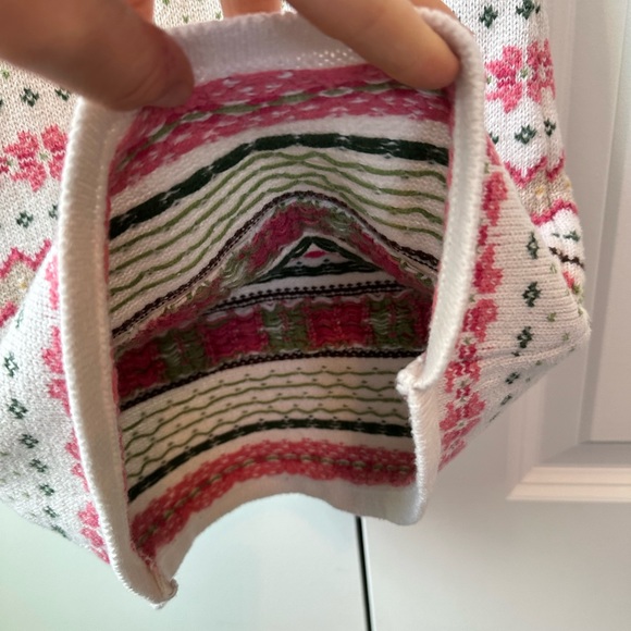 Janie and Jack Girls Winter Line Sweater Dress (Size 3) - Picture 3 of 5